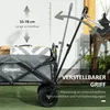 SUGIFT klappbar, Bollerwagen mit Kühltasche, Säulenrahmen, Produktbild-Vorschau 7