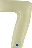 Riesenzahl Folienballon 40"/102cm | Satin Olive Zahl: 7 Produktbild-Vorschau 1