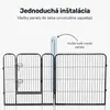 IvoQ Puppy ohrádka – Ohrádka pre psov – 8 panelov – výška Náhľad obrázku produktu 3