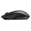 A side view of a black wireless computer mouse against a white background. Produktbild-Vorschau