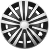 4x PREMIUM DESIGN Radkappen Radzierblenden Set "Spinel" 15 ZOLL Silber / Schwarz – Produktansicht 2 Produktbild-Vorschau