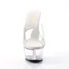 KISS-201 Damen Sandale von Pleaser, Transparent  , EU 44, Produktbild-Vorschau 2