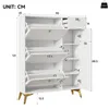 Armoire à chaussures avec 3 portes, 1 tiroir et 1 porte, Voir les images du produit 2