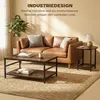HOMCOM Beistelltisch 2er-Set Couchtisch mit Ablagen, Produktbild-Vorschau 6