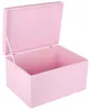Creative Deco XXL Roze Houten Doos met Deksel Opbergdoos, Productafbeelding-voorbeeld 1