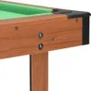 vidaXL Table de billard 4 pieds 122×61×76 cm Marron Voir les images du produit 12