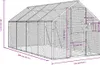 vidaXL Voliera antracite 1,79x4x1,85 m Alluminio Anteprima dell’immagine prodotto 7