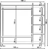 Skye Decor, Trend- Trend Gardırop Sağ raflı L615LCV, Weiß, Produktbild-Vorschau 8