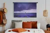 MuchoWow® Wandteppich Wandbehang Lila Wolken über Produktbild-Vorschau 4