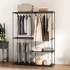 HOMCOM garderobekast, stoffen kast met kledingstang en Productafbeelding-voorbeeld 2