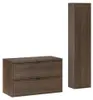 Badmöbel-Set 2-teilig mit Hochschrank & 80 cm Produktbild-Vorschau 1