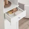 SoBuy Badezimmerschrank mit Wäschekorb Schmaler Hochschrank Produktbild-Vorschau 9