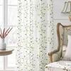 Easy Home Stickerei Voile Vorhänge - 140x245 cm Transparent Produktbild-Vorschau 2