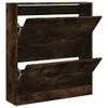Botník kouřový dub 80x21x87,5 cm materiál na bázi dřeva Náhled obrázku produktu 1