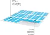 Kintex Cross Tape Blau B, 36 mm x 29 mm Produktbild-Vorschau 3