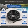 HAF Hochwertiger Pool Schwimmbadschlauch 32mm Blau 2 Meter Produktbild-Vorschau 5