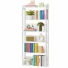 Bücherregal, Standregal, 6-stöckiges Holz, 24 x 60 x 153 cm Produktbild-Vorschau 1