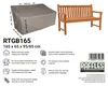 Raffles Covers Schutzhülle für Gartenbank 165 x 65 H: 95/65 Produktbild-Vorschau 4
