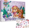 A Paw Patrol Winter Wonderland Beauty Adventskalender with various beauty products displayed in front of it. Náhľad obrázku produktu