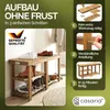 CASARIA Schuhbank mit Sitzfläche 87 x 45 x 30 cm 160kg Produktbild-Vorschau 8