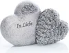Grabdeko "Herz Duo" - In Liebe - 20 x 13 cm - Grabschmuck Produktbild-Vorschau 2