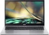 A silver Acer Aspire 3 laptop is shown from the front, open and displaying its screen. Produktbild-Vorschau