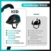 KED Embrace Jr Fahrradhelm – Jugendhelm Mit Integriertem Produktbild-Vorschau 3