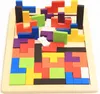Drevené puzzle tetris bloky 40el. Náhľad obrázku produktu 5