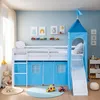 Hoogslaper voor kinderen, 90x200 cm, met glijbaan, matras, Productafbeelding-voorbeeld 16