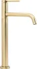 A studio shot of a gold-colored faucet against a white background. Produktbild-Vorschau