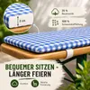 Auflagen für Bierzeltgarnituren Bierbankauflage Auflagenset Produktbild-Vorschau 3