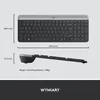 Logitech Slim MK470, Volle Größe (100%), Kabellos, RF Produktbild-Vorschau 15