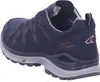 A side view of a blue LOWA hiking shoe. Voir les images du produit
