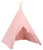 vidaXL Dětský stan Teepee s taškou Peach Skin Pink Náhled obrázku produktu 3