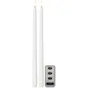 LED-Stabkerzen -Flamme Slim', 2er-Set, Wachs, Fernbedienung Produktbild-Vorschau 3