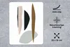 MuchoWow® Mauspad Mousepad Abstrakt - Pastell - Design Produktbild-Vorschau 2