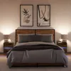 Wand-Nachttische mit LED-Leuchten 2 Stk. Räuchereiche Produktbild-Vorschau 3