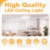 TRMLBE Deckenleuchte 60W LED Deckenlampe Dimmbar mit Acryl Produktbild-Vorschau 2
