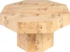 Casa Padrino Luxus Couchtisch Naturfarben 76 x 76 x H. 42 Produktbild-Vorschau 2