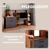 byLIVING Schreibtisch LOUIS / in Old-Wood-Optik (Altholz) Produktbild-Vorschau 4