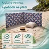 Lantigo Plážová zástěna Kotva 10m | Větrolam mikrovlákno UV Náhled obrázku produktu 9