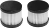 Two vacuum cleaner filters are shown side-by-side against a white background. Produktbild-Vorschau