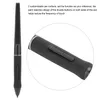 A stylus pen with a close-up view of its buttons and descriptive text about its features. Voir les images du produit