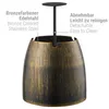 XL Windaschenbecher Bronze Edelstahl Aschenbecher für Náhled obrázku produktu 3