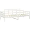 vidaXL Lehátko bílé masivní borovice 90x200 cm Náhled obrázku produktu 4