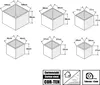 KÖHKO® Designer-Blumenkübel aus Cortenstahl "VIVO" 80 x 80 Produktbild-Vorschau 5