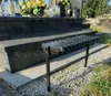 Klappbare Bank 68Cm Lang Schwarz Für Garten Zu Friedhof Produktbild-Vorschau 7