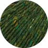 Close-up of green yarn with flecks of yellow, blue, and white. Produktbild-Vorschau