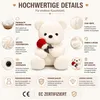 wiztex Teddybär Kuscheltier – 23 cm Bezauberndes Produktbild-Vorschau 4