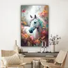 MuchoWow® - Leinwandbilder - Pferd - Natur - Blumen - Tiere Produktbild-Vorschau 7